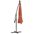 vidaXL Tiltable Cantilever Garden Parasol in Terracotta