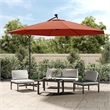 vidaXL Tiltable Cantilever Garden Parasol in Terracotta