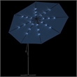 vidaXL Cantilever UV Protective Garden Parasol in Azure Blue