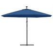 vidaXL Cantilever UV Protective Garden Parasol in Azure Blue