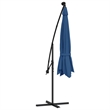 vidaXL Cantilever UV Protective Garden Parasol in Azure Blue