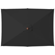 vidaXL Garden Parasol Laminated Bamboo in Black