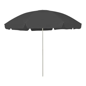 vidaXL Large Tiltable Beach Parasol in Anthracite