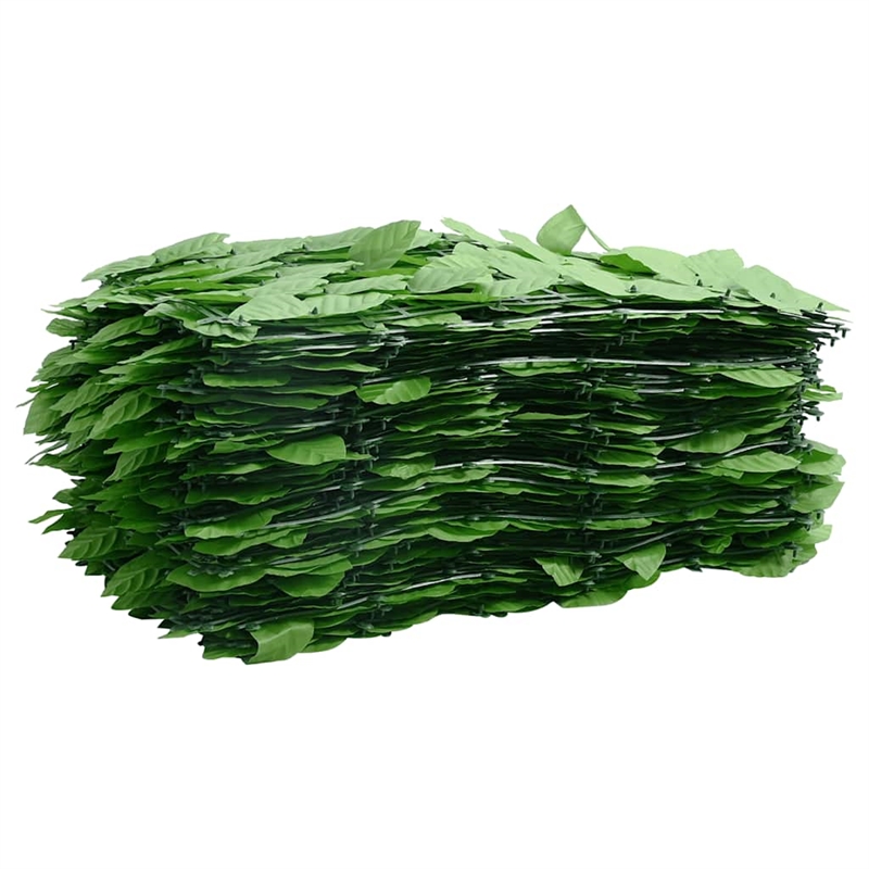 vidaXL 236.2 x 59.1 in Balcony Screen in Green