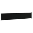 vidaXL Side Awning with Powder-coated Steel in Black