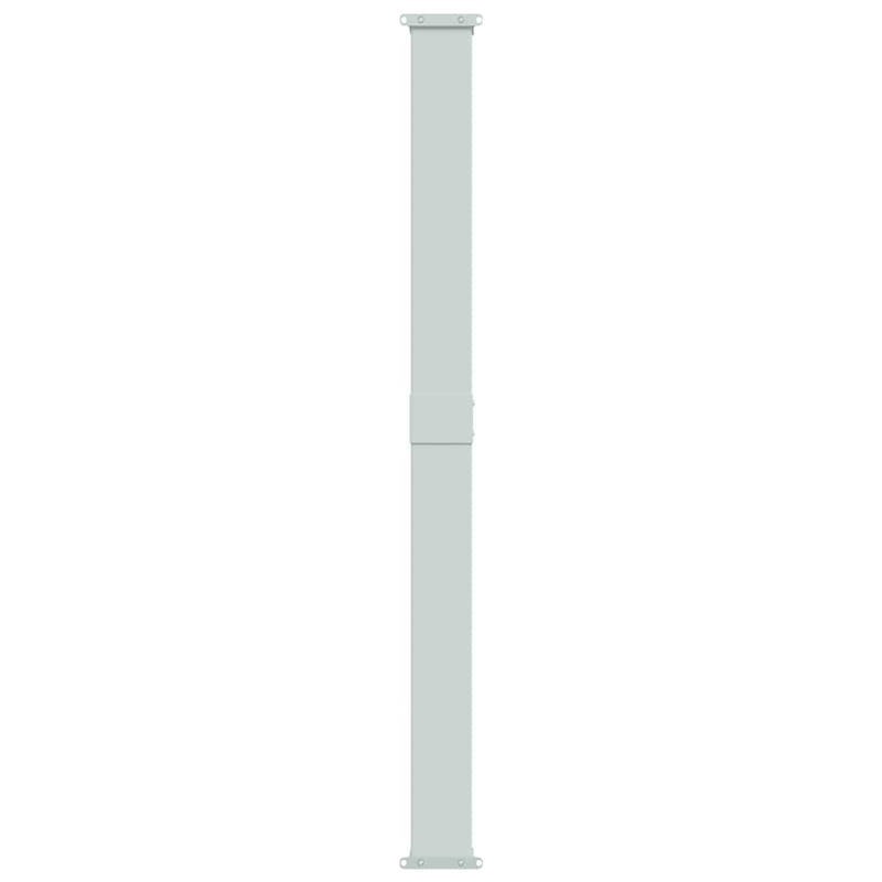 vidaXL Side Awning with Powder-Coated Steel and PU coating in Grey