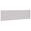 vidaXL Side Awning with Powder-Coated Steel and PU coating in Grey