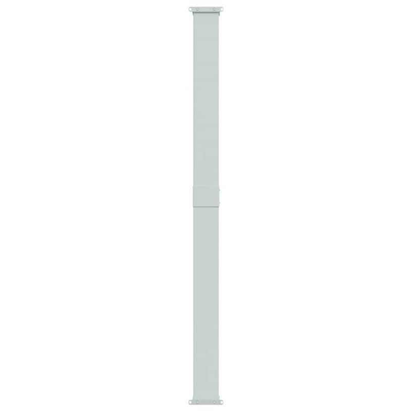vidaXL Side Awning with Powder-coated Steel and PU Coating in Cream