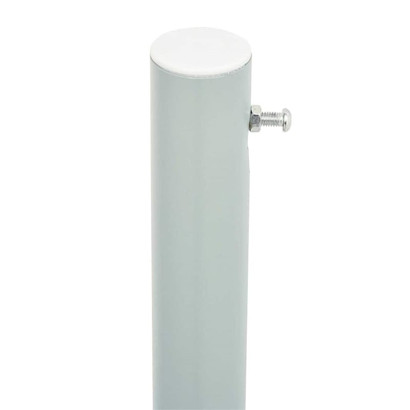 vidaXL Side Awning with Powder-coated Steel and PU Coating in Cream