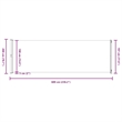 vidaXL Side Awning with Powder-coated Steel and PU Coating in Red