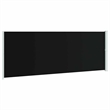 vidaXL Side Awning with Powder-coated Steel and PU coating in Black