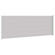 vidaXL Side Awning with Powder-coated Steel and PU Coating in Grey