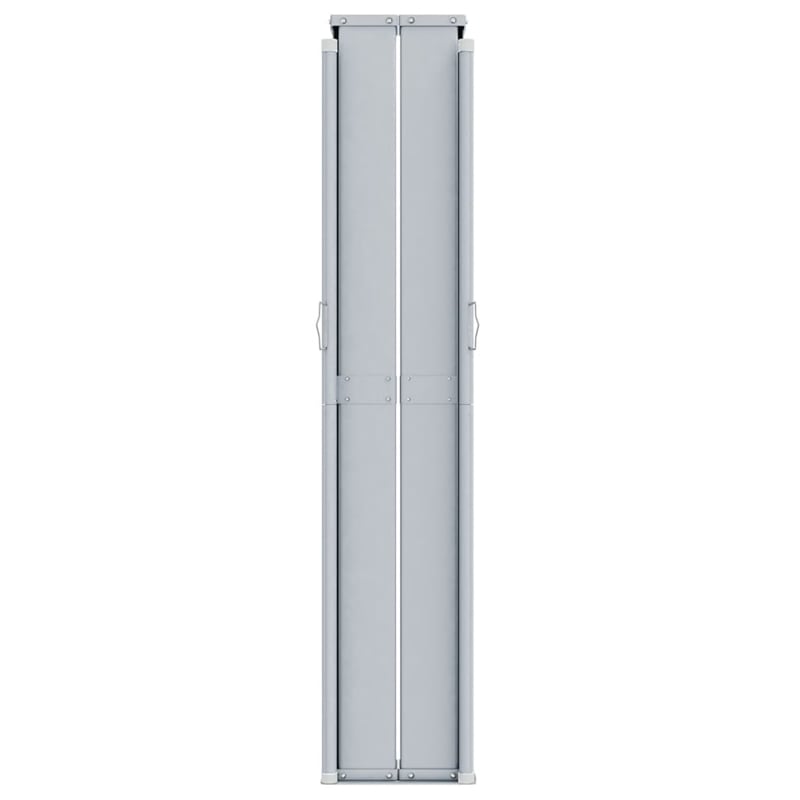 vidaXL Large Retractable Side Awning with PU Coating in Cream
