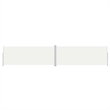 vidaXL 78.7 x 393.7 in Side Awning in Cream