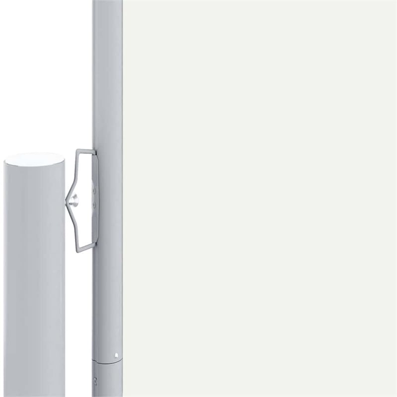 vidaXL 78.7 x 393.7 in Side Awning in Cream