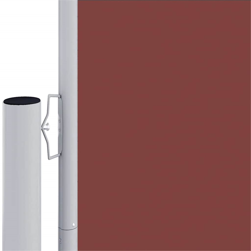 vidaXL Side Awning with PU Coating in Brown
