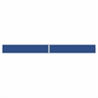 vidaXL 46.1 x 472.4 in Retractable Side Awning in Blue