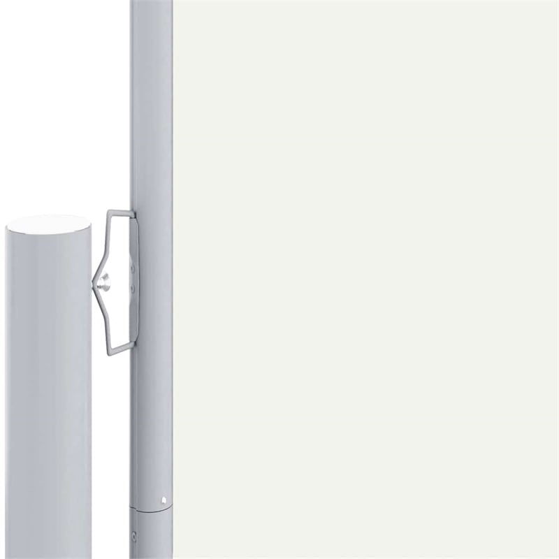 vidaXL Large Side Awning with PU Coating in Cream