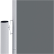 vidaXL Side Awning with PU Coating in Charcoal