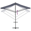 vidaXL Free Standing Awning in Blue and White