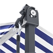 vidaXL Free Standing Awning in Blue and White