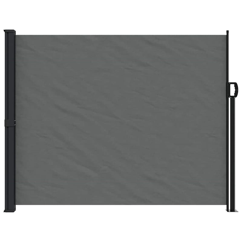 vidaXL Retractable Side Awning in Anthracite