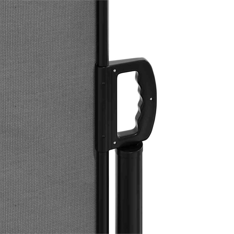 vidaXL Retractable Side Awning in Anthracite