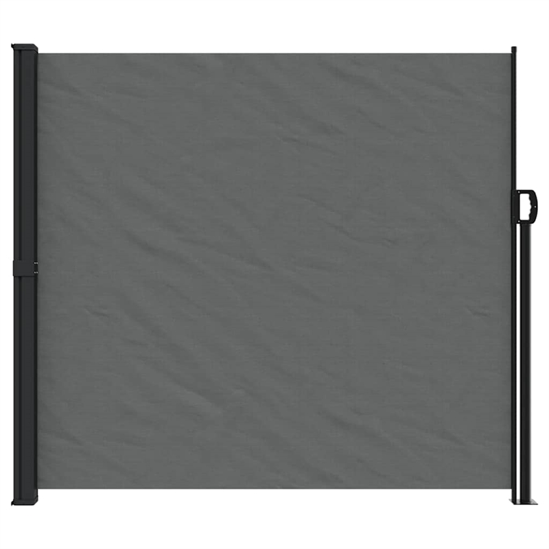 vidaXL Retractable Side Awning in Anthracite