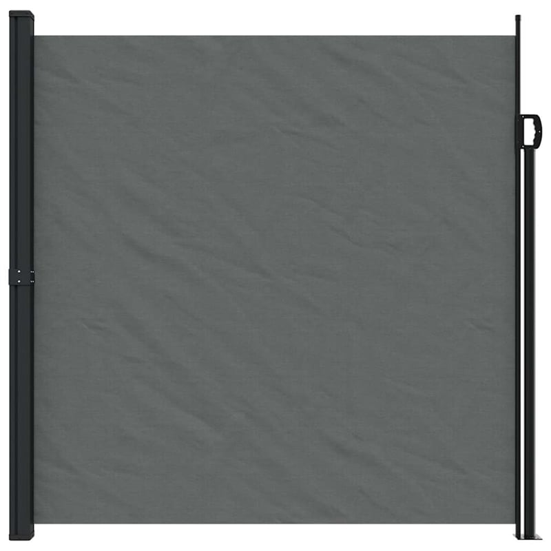 vidaXL Retractable Side Awning in Anthracite