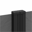 vidaXL Polyester Fabric and Steel Frame Retractable Side Awning Anthracite