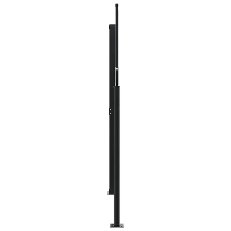 vidaXL Retractable Side Awning with PU Coating in Anthracite