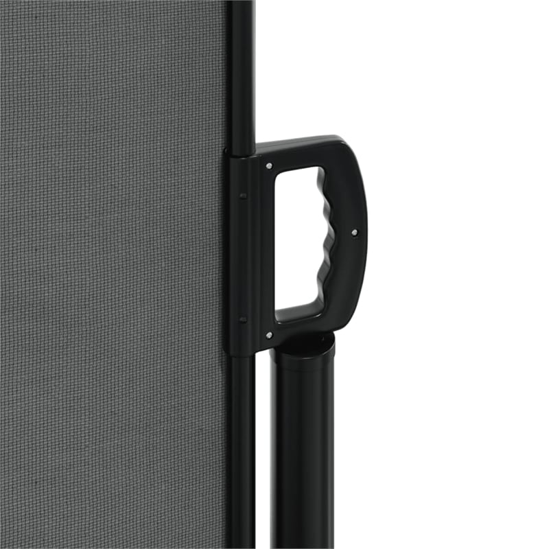 vidaXL Retractable Side Awning with PU Coating in Anthracite