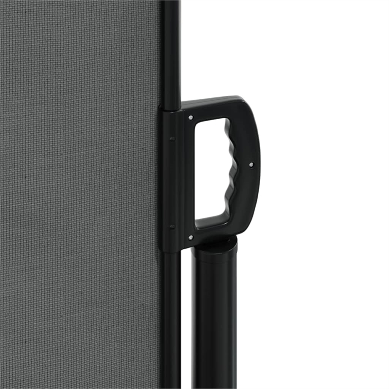 vidaXL Retractable Side Awning with PU Coating in Anthracite