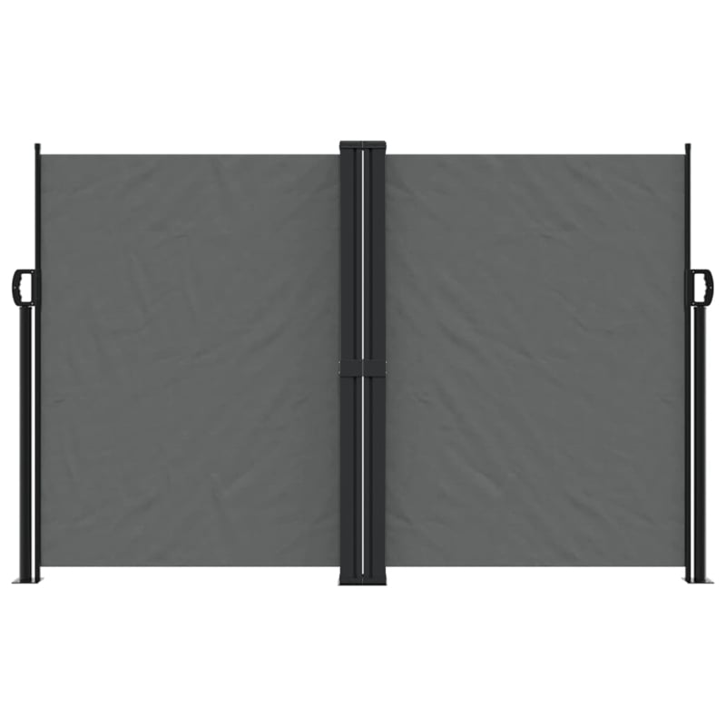 vidaXL Retractable Side Awning in Anthracite