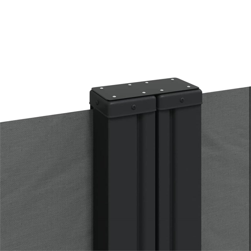 vidaXL Retractable Side Awning with PU Coating in Anthracite