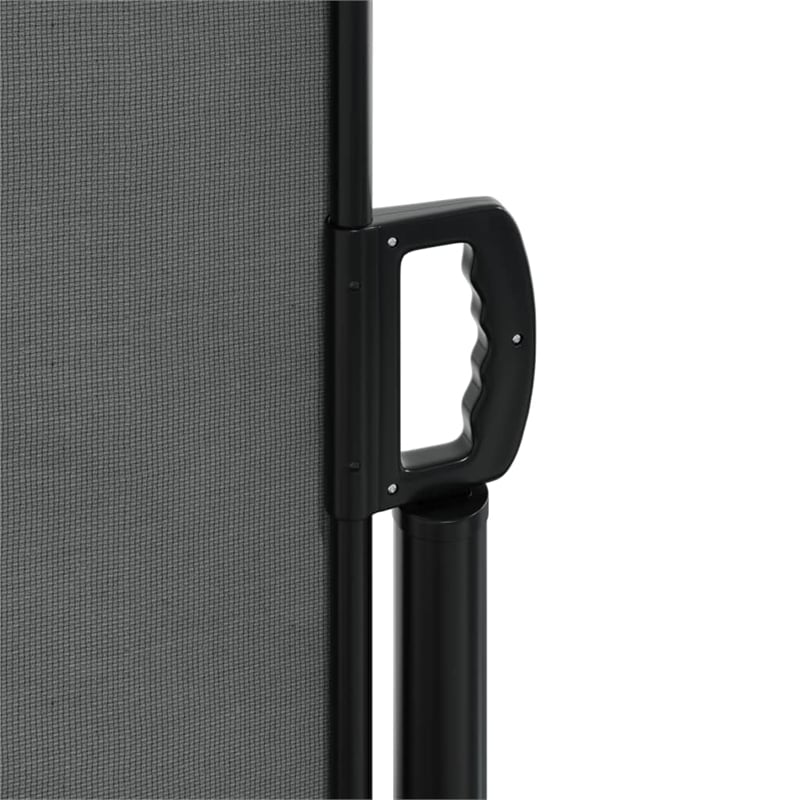 vidaXL Retractable Side Awning with PU Coating in Anthracite