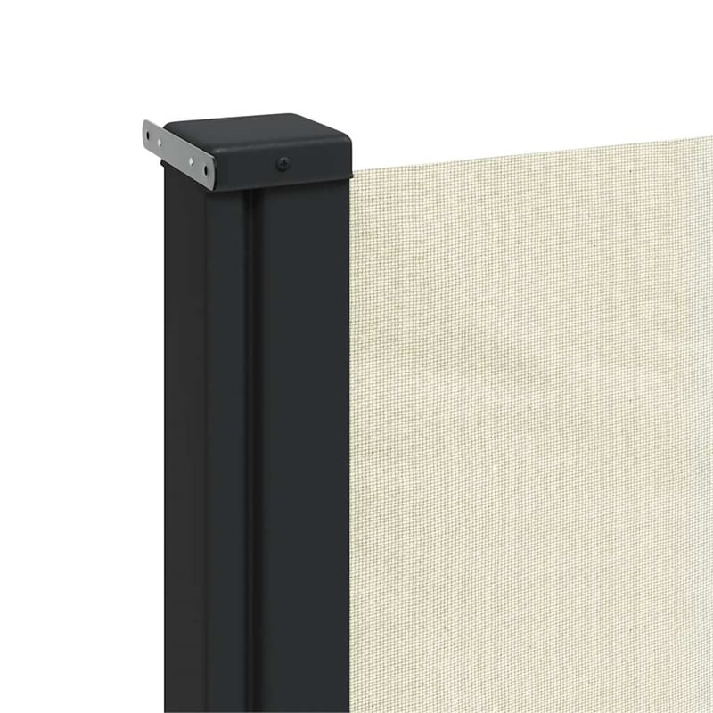 vidaXL Retractable Side Awning in Cream