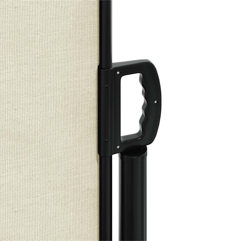 vidaXL Retractable Side Awning in Cream