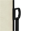 vidaXL Retractable Side Awning in Cream