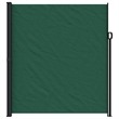 vidaXL Retractable Side Awning with PU Coating in Dark Green