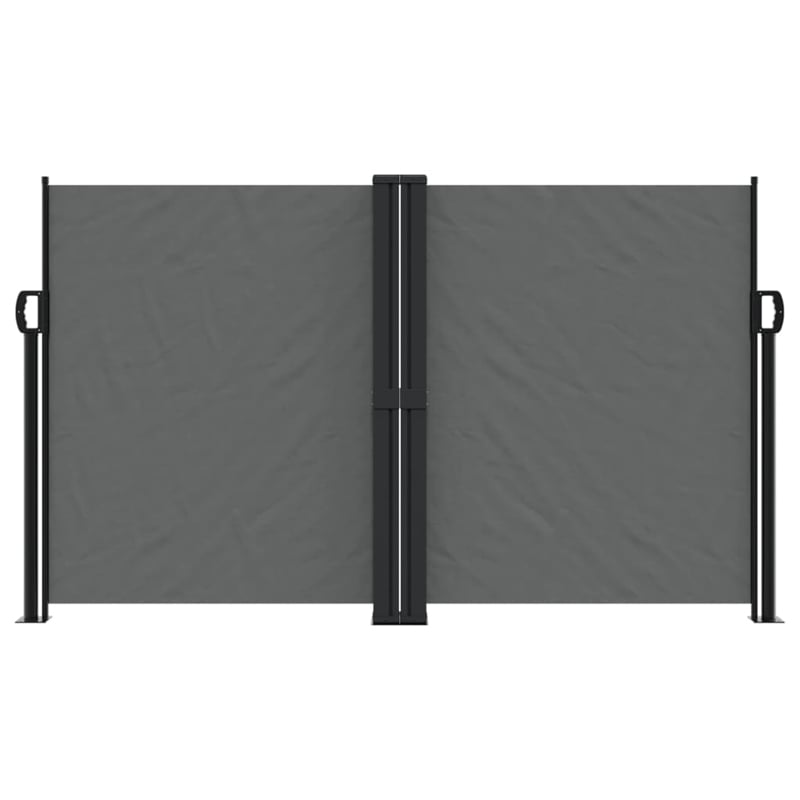 vidaXL Retractable Side Awning with PU Coating in Anthracite