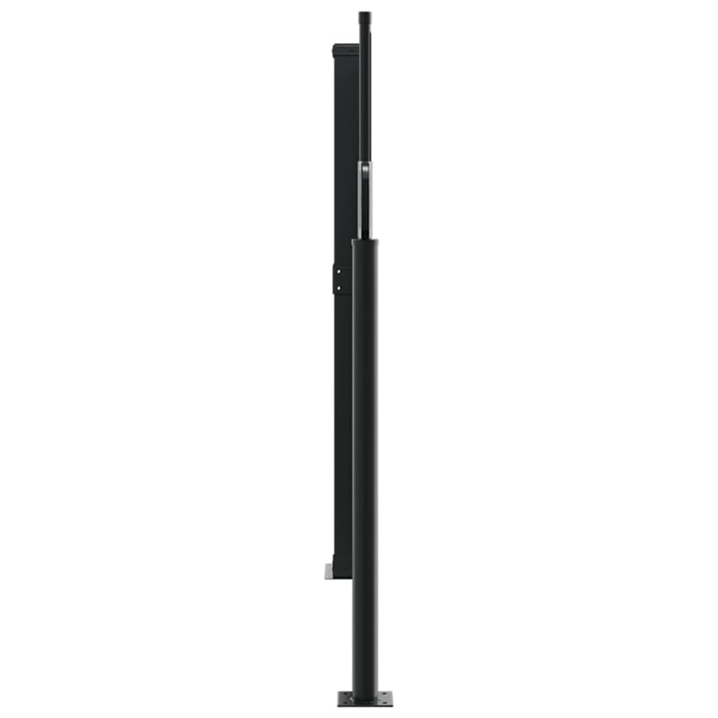 vidaXL Retractable Side Awning with PU Coating in Anthracite