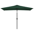 vidaXL 78.7 x 118.1 in Foldable Parasol in Green