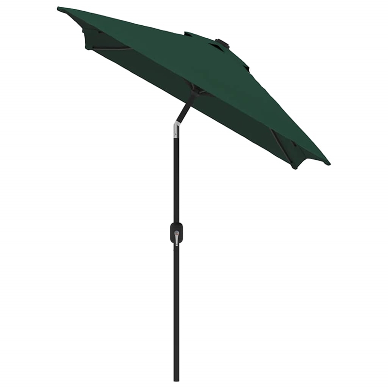 vidaXL 78.7 x 118.1 in Foldable Parasol in Green