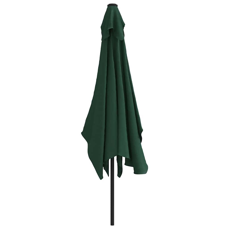 vidaXL 78.7 x 118.1 in Foldable Parasol in Green