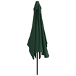 vidaXL 78.7 x 118.1 in Foldable Parasol in Green