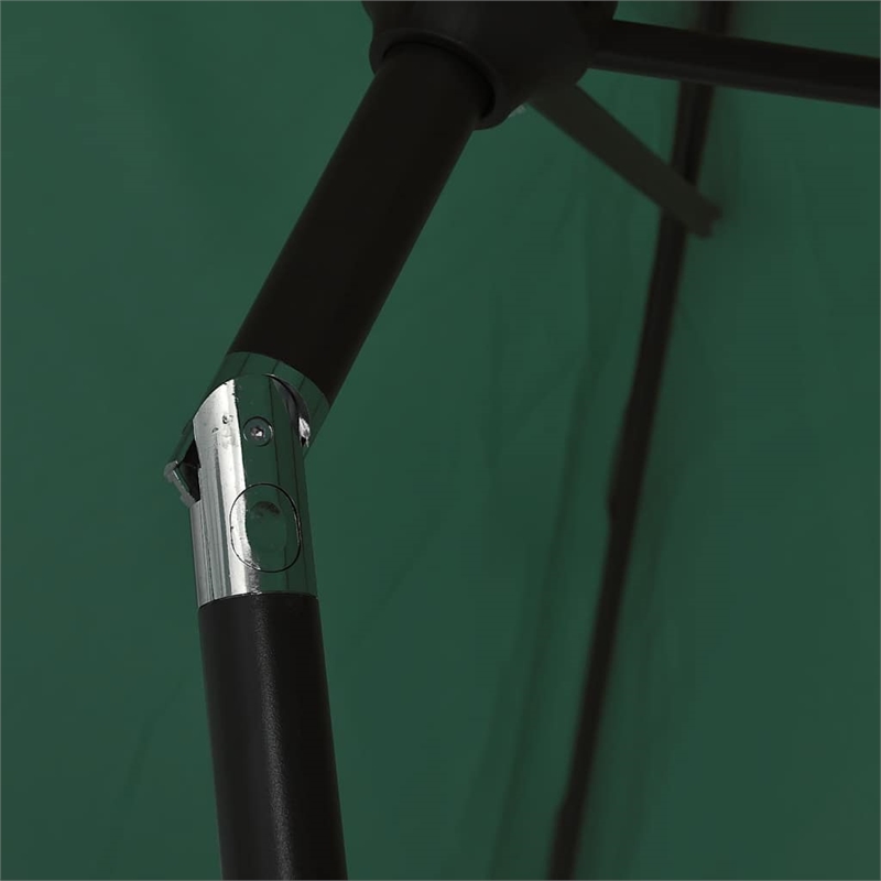 vidaXL 78.7 x 118.1 in Foldable Parasol in Green