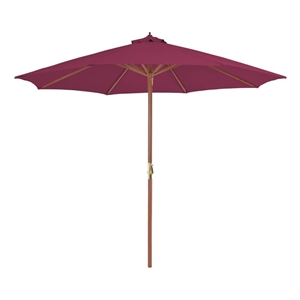 vidaXL Garden Parasol in Bordeaux Red