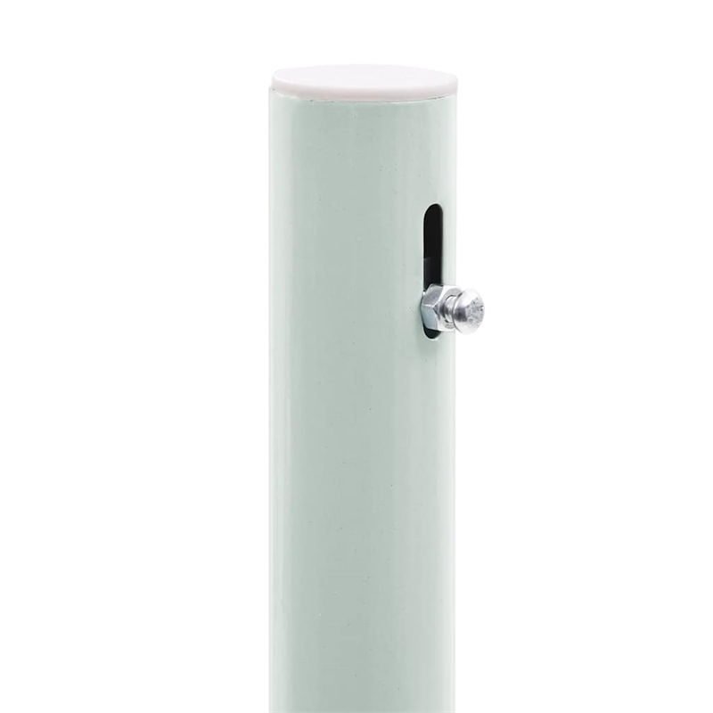 vidaXL Side Awning in Cream + Green Grey