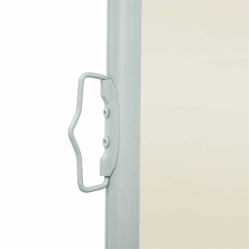 vidaXL Side Awning in Cream + Green Grey